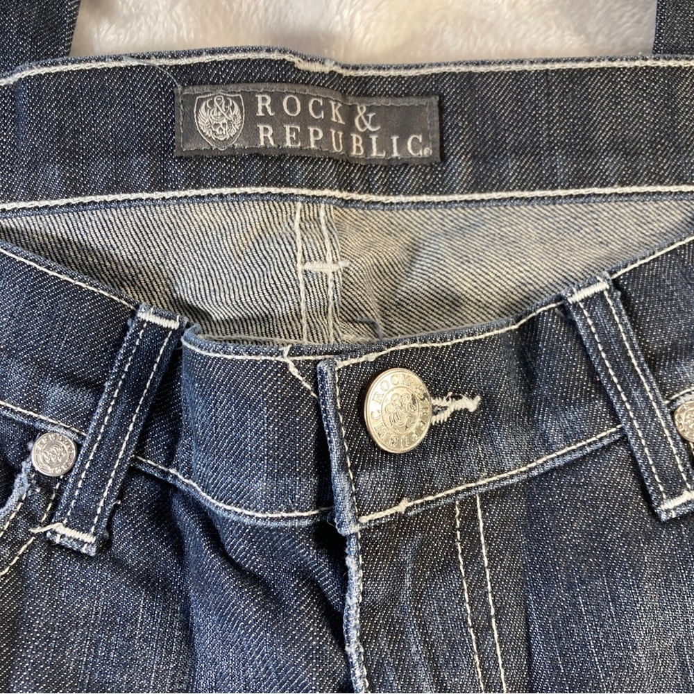 Rock & Republic Low-rise Bootcut Flare Women’s Jeans Size 28 - Picture 6 of 10